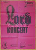Lord együttes dedikált koncert plakát