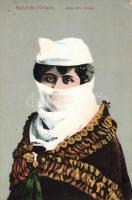 5 db régi, török folklór képeslap