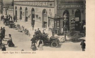 Zagreb the shop of Ferdinand Bucicki, automobiles (wet damage)