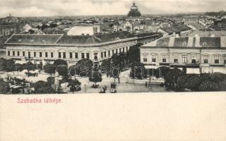 Szabadka with synagogue