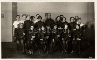 Fencing team, group photo