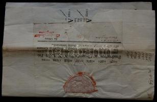 1792 Helytartótanácsi leirat Lipót nádor saját kezű aláírásával / 
1792 Ex offo letter of the Govern...