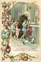 Saint Joseph Calasanctius, Founder of the Piarist, litho