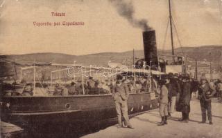 Trieste port, steamship (EK)