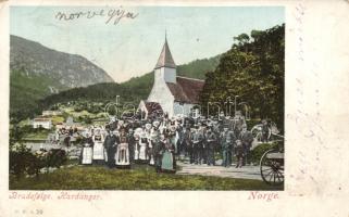 Hardanger wedding, folklore (Rb)