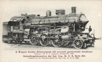 MÁV locomotive 1908, series 322.
