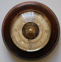 cca 1900 Fischer márkájú német barométer, javításra szorul / German barometer, needs repair 12,5cm