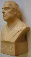 Luther Márton gipsz büsztje (kis lepattogzásokkal, főleg hátul) /
Plaster bust of Martin Luther (wit...