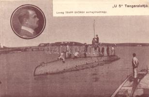 SM U5 submarine and Trapp György