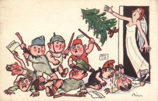 Military WWI humor, Christmas s: Bíró