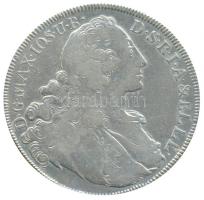 Német Államok / Bajorország 1765. Tallér Ag "III. Miksa / Madonna" München (27.85g) T:2- k. / German States / Bavaria 1765. Thaler Ag "Maximilian III, Josef" Munich (27.85g) C:VF scratched  Davenport 1953.