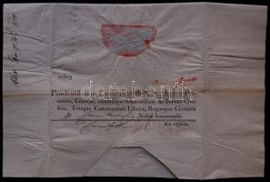 1804 Helytartótanácsi leirat Mednyánszky János báró, tanácsos Bécs-hű főúr, Privitzer Lajos saját ke...