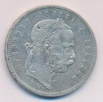 1869GYF 1Ft Ag "Angyalos címer" T:2-,3
Hungary 1869 1 Forint Ag "Coat arms with Angel...