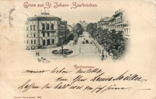 Saarbrücken Empire street (small tear)