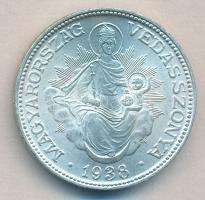 1938. 2P Ag "Madonna" T:1- ph