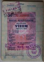 1968-1988 3db amerikai útlevél