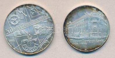 1974. 50Ft Ag + 100Ft Ag "50 éves az MNB" T:BU