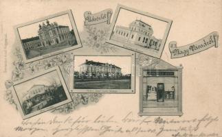 Nagyvárad with Orthodox synagogue and the shop of Adolf Sonnenfeld