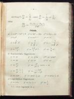 Fenyves ferenc: A differenciál és integrál számítás elemei. Bp. Kilián Frigyes utóda Noseda Tivadar ...