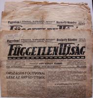 cca 1900-1930 10 db Újpesti vagy Újpesttel kapcsolatos újság, kissé megviselt állapotban