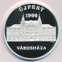 Csóka Zsuzsa (1962-) 2001. "Újpest / A Millennium Évében Épült Városháza" Ag(999) emlékére...