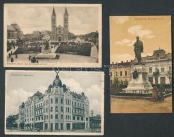 Nyíregyháza, 1910-es évek - 3 db képeslap