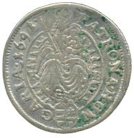 1691. XVKr Ag "Lipót" Körmöcbánya (6.02g) T:2-,3 /
Hungary 1691. XV Kreuzer Ag "Leopo...