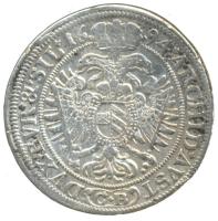 Német Államok / Szilézia 1694CB XVKr Ag "I. Lipót" Brieg (6.03g) T:2- / 
German States / S...