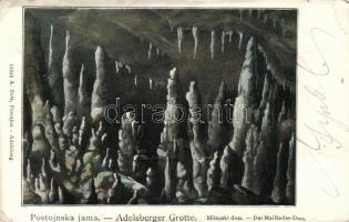 Postojnska jama (Adelsberger Grotte); Milanski dom / cave, interior (small tear)