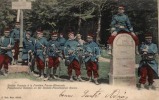 French soldier on the border between France and Germany (fl)