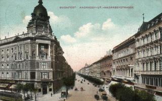 Budapest VI. Andrássy út, villamos (EB)