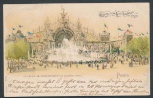 Paris Expo 1900 Palace of Electricity litho