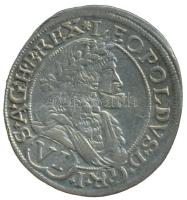 Ausztria 1676. VIKr Ag "I. Lipót" Bécs (2.73g) T:2- /  Austria 1676. VI Kreuzer Ag "Leopold" Vienna (2.73g) C:VF