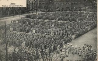 Metz military parade on the parade Kaiser Wilhelm square (EB)
