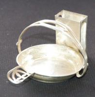 cca 1920 Szecessziós sterling ezüst (Ag) hamutál gyufatartóval az amerikai Webster Company jelzéséve...