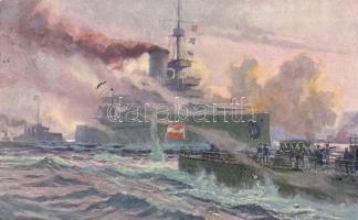 SMS Monarch and torpedo boat s: Alex Kircher
