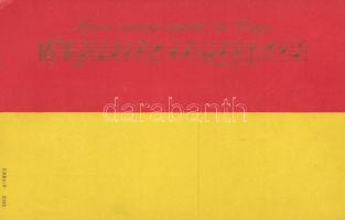 Colors of the Spanish flag, sheet music of the national hymn (EK)