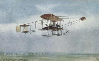 The Farman Biplane, Raphael Tuck Oilette (EB)