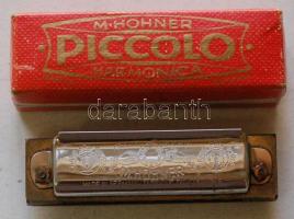 1937 M. Hohner Piccolo szájharmónika eredeti dobozában /
M. Hohner Piccolo harmonica with original c...