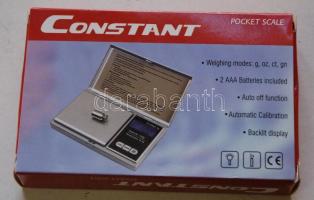 Constant márkájú ékszermérleg eredeti dobozában /
Pocket scale with original box