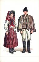 Székely folklore, hungarian married couple s: Csikós Tóth  András