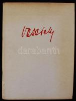 Gaston Diehl: Vasarely. Párizs, 1972, Flammarion. Francia nyelvű művészeti album egészvászon kötésben, jó állapotban / French art book on Victor Vasarely