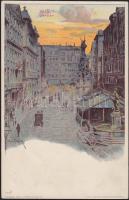 Vienna Graben litho s: Basch Árpád