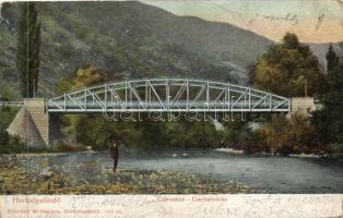 Herkulesfürdő Cserna bridge (fa)