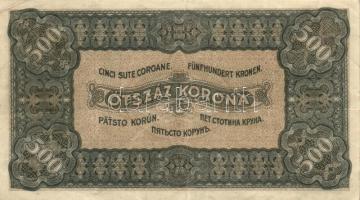 1923. 500K "T.W" nyomdahely jelöléssel T:III