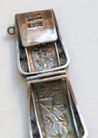 ~1960 Glídes ezüst (Ag) keleti mintás karkötő 32,27 gr dobozban