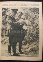 1942 Die Wehrmacht című nagy alakú képes újság hibátlan állapotban / 
Die Wehrmacht magazine in good...