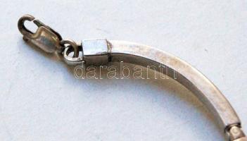 Férfi kaucsuk és ezüst (Ag) karlánc 18,3gr