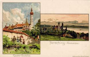 Hersching Kloster C Litho