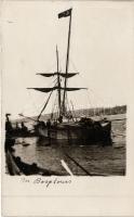 Turkish ship on the river Bosphorus, photo